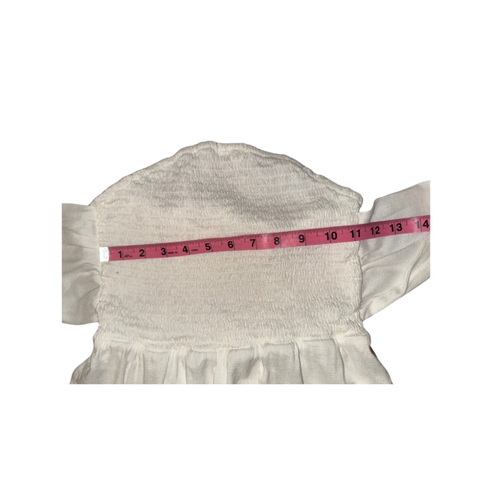 Tie Front Ruffle Ruffle Hem Tube Dress - Picture 15 of 16